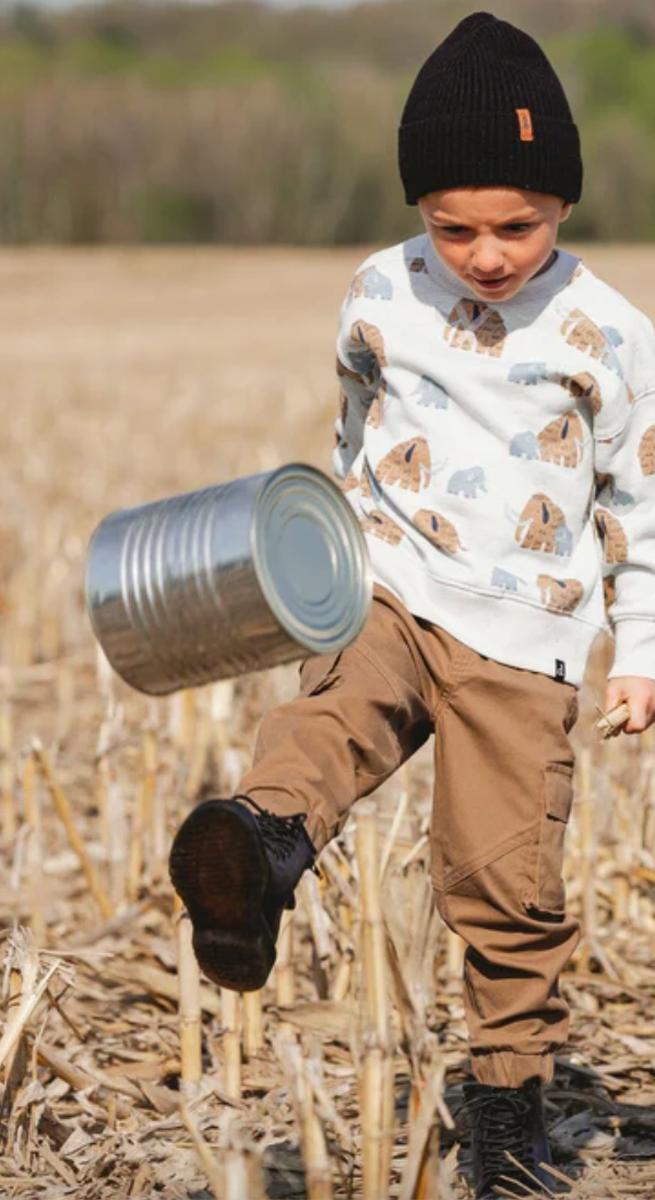 Jogger Cargo Pants- Taupe - Deux Par Deux