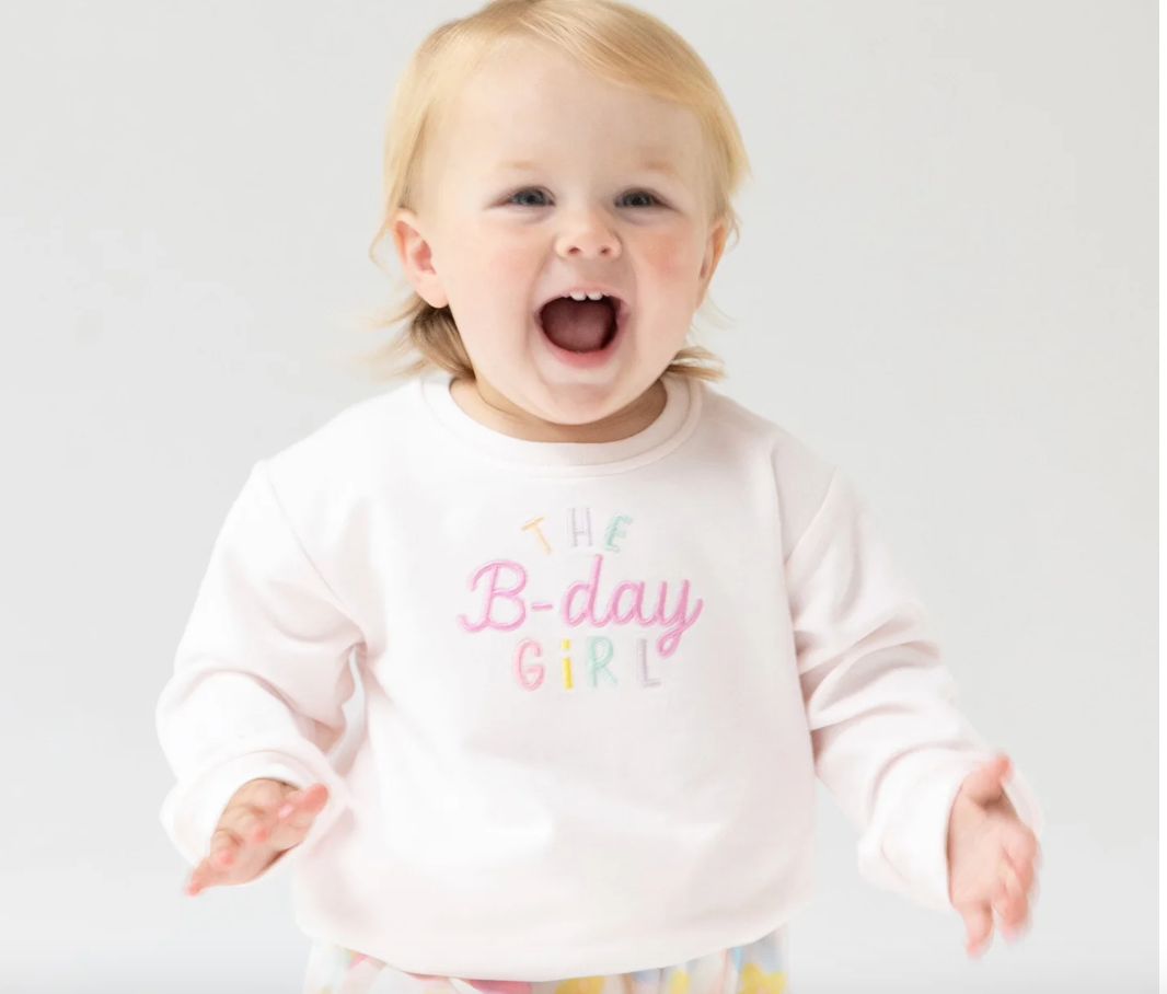 Birthday Girl Oversized Sweatshirt - Angel Dear