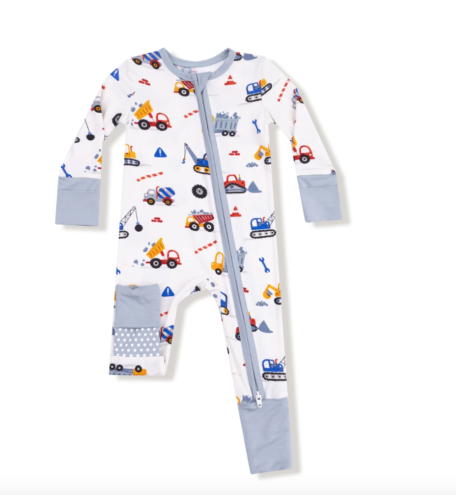 Convertible Romper- Crayon Construction