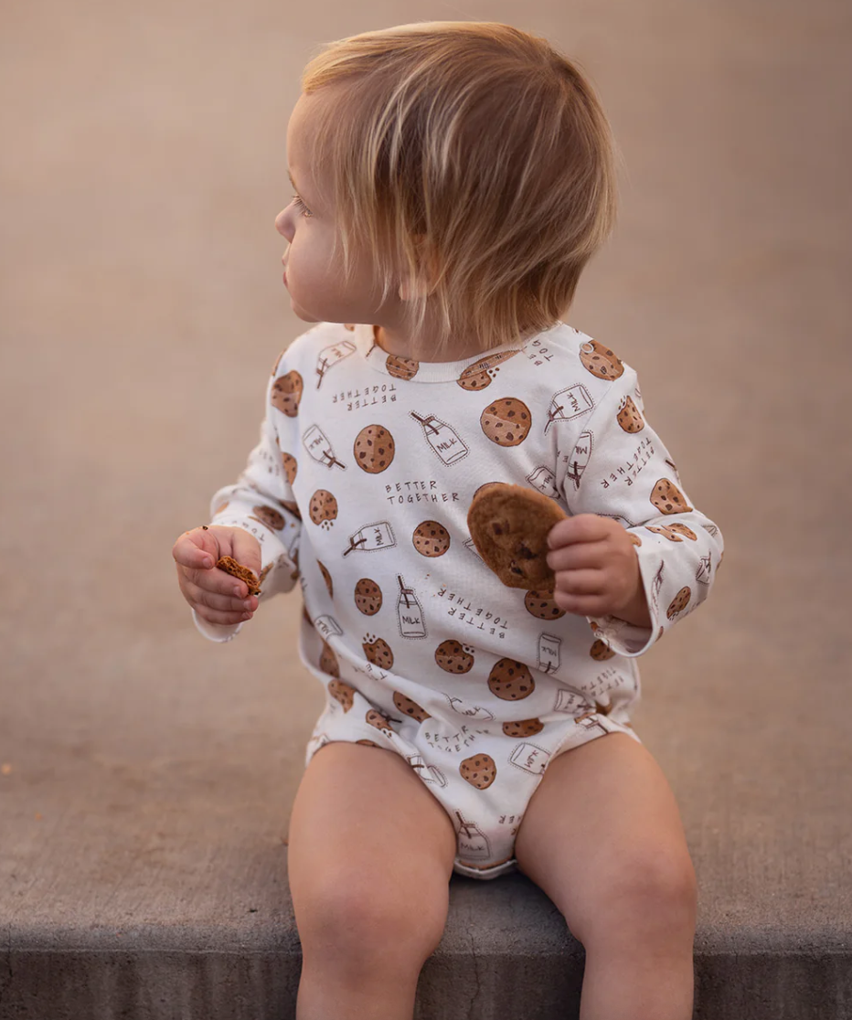 Cookie & Milk Long Sleeve Body Pants Set - Antebies