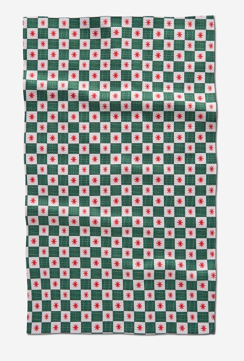 Jolly Grid Tea Towel - Geometry