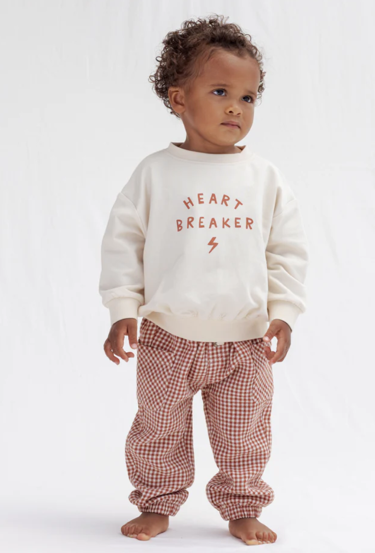 Relaxed Sweatshirt Heart Breaker - Quincy Mae