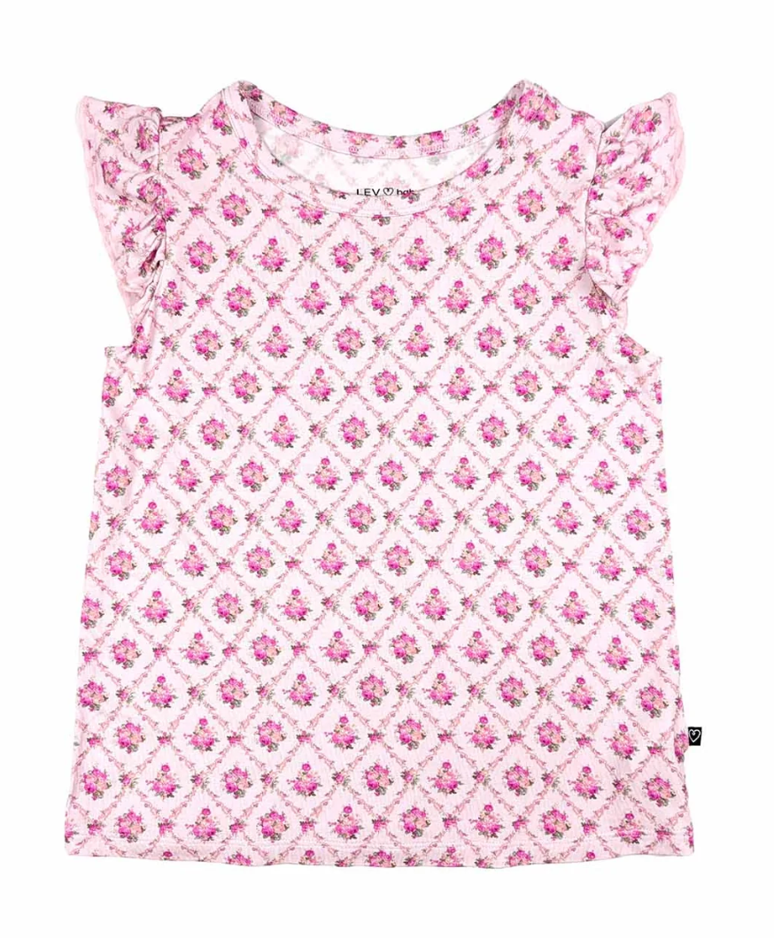 Caroline Flutter Sleeve Top - Lev Baby