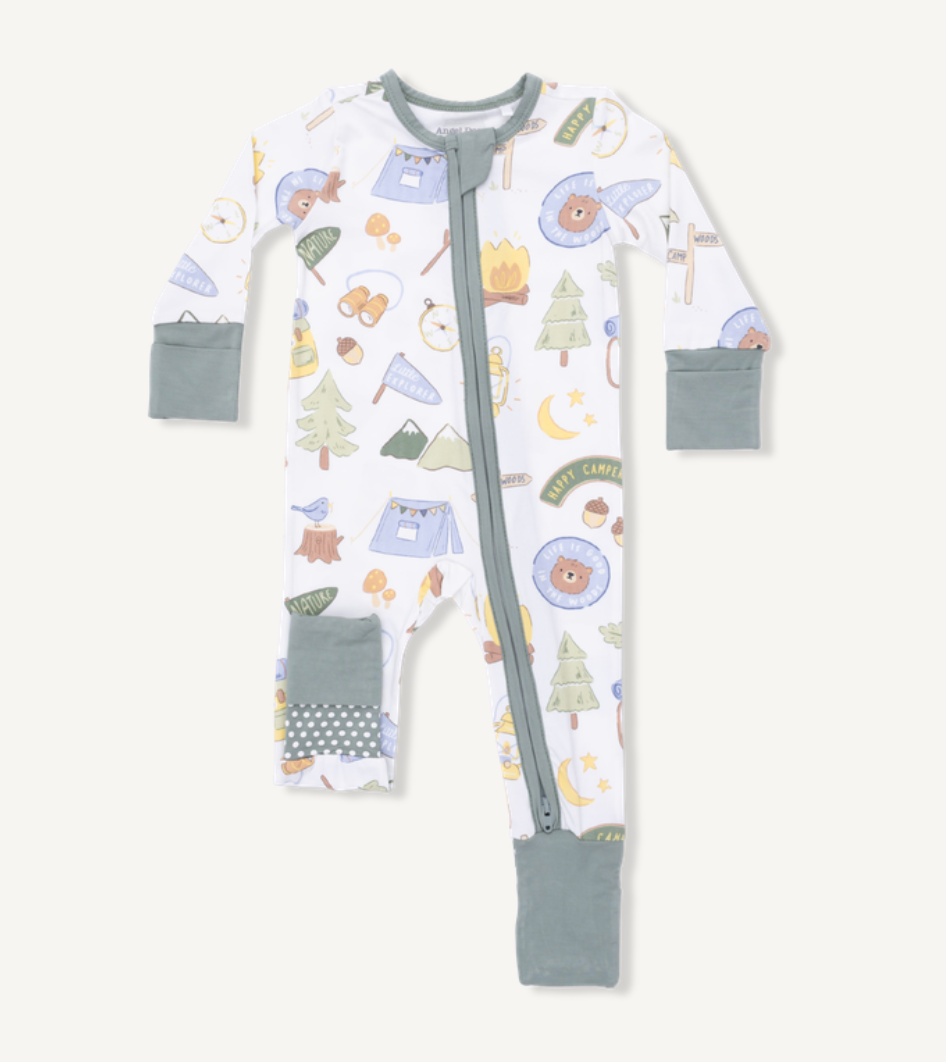 Convertible Romper- Great Outdoors-Camping - Angel Dear