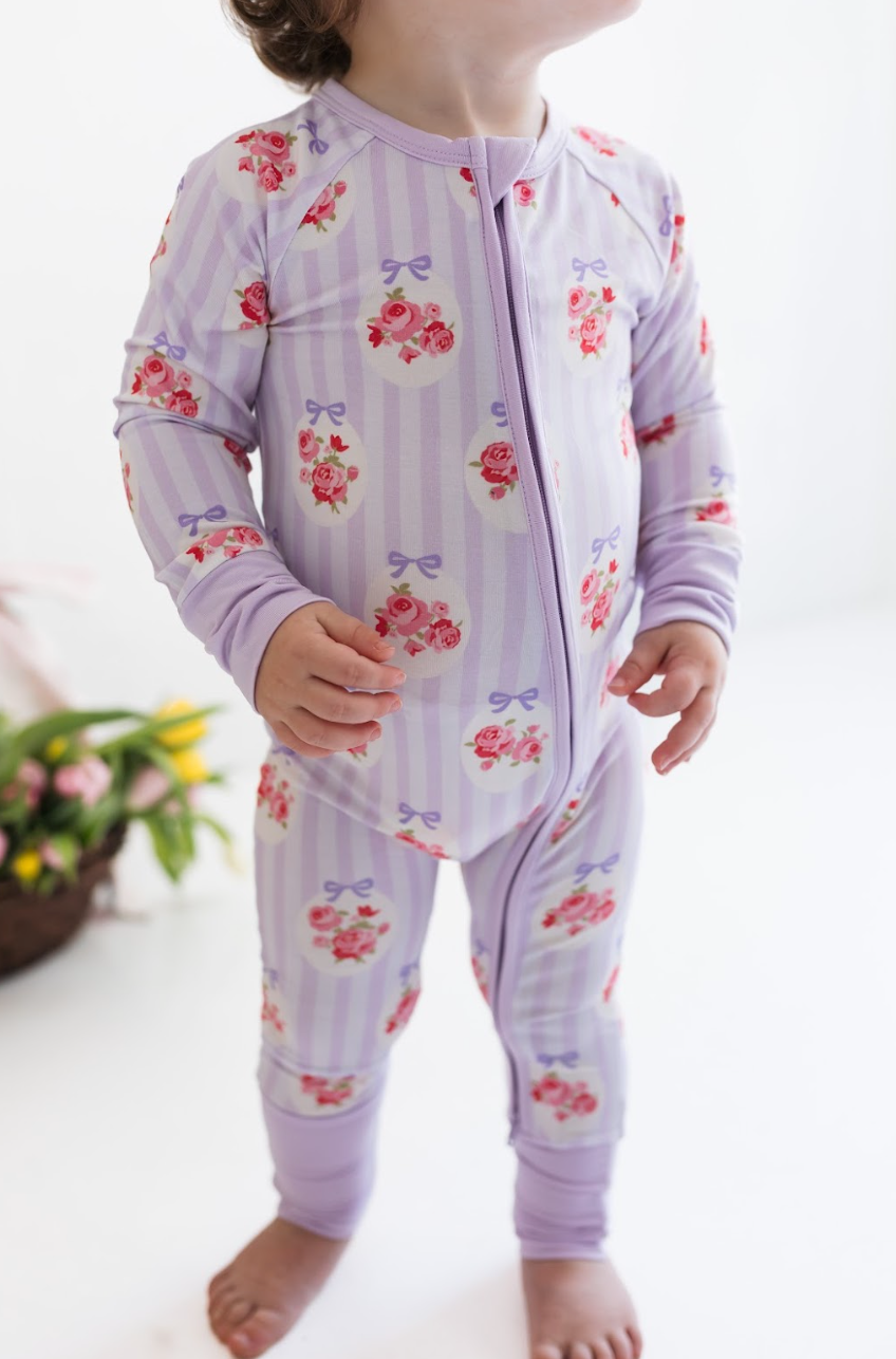 Petal Pop Zipper Romper - Baby Sweet Pea's Boutique