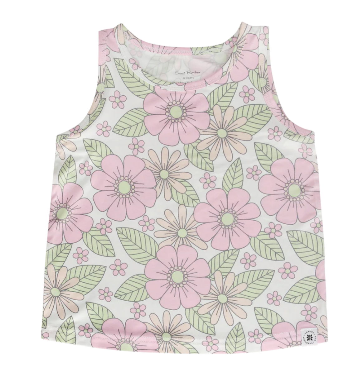 Groovy Love Tank Top - Sweet Bamboo
