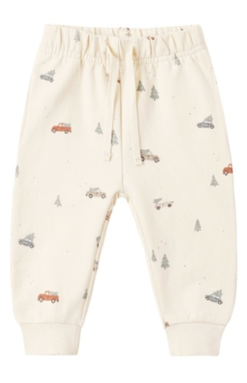 Relaxed Fleece Sweatpant || Holiday Drive - Quincy Mae