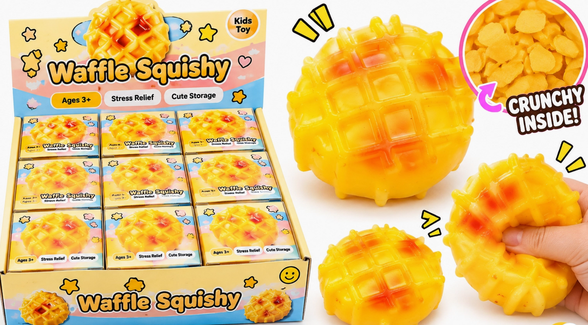 2.5” Crunchy Waffle Squishy MSS54