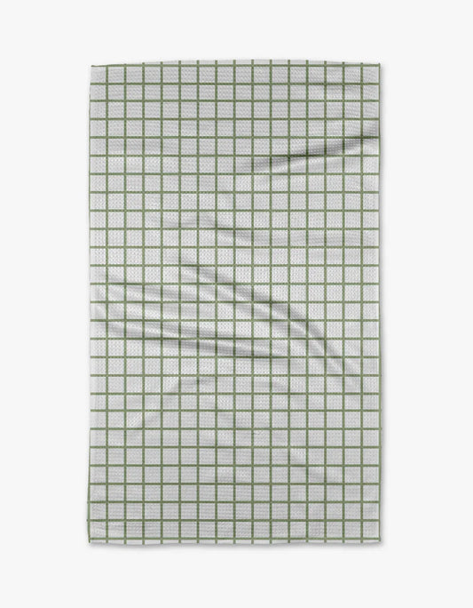Geometry Tea Towel- Sweet Mint