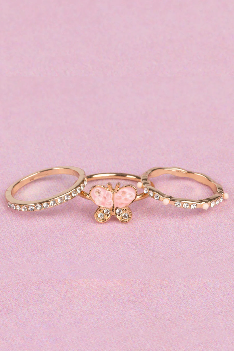 Boutique Chic Butterfly Garden Rings - Great Pretenders
