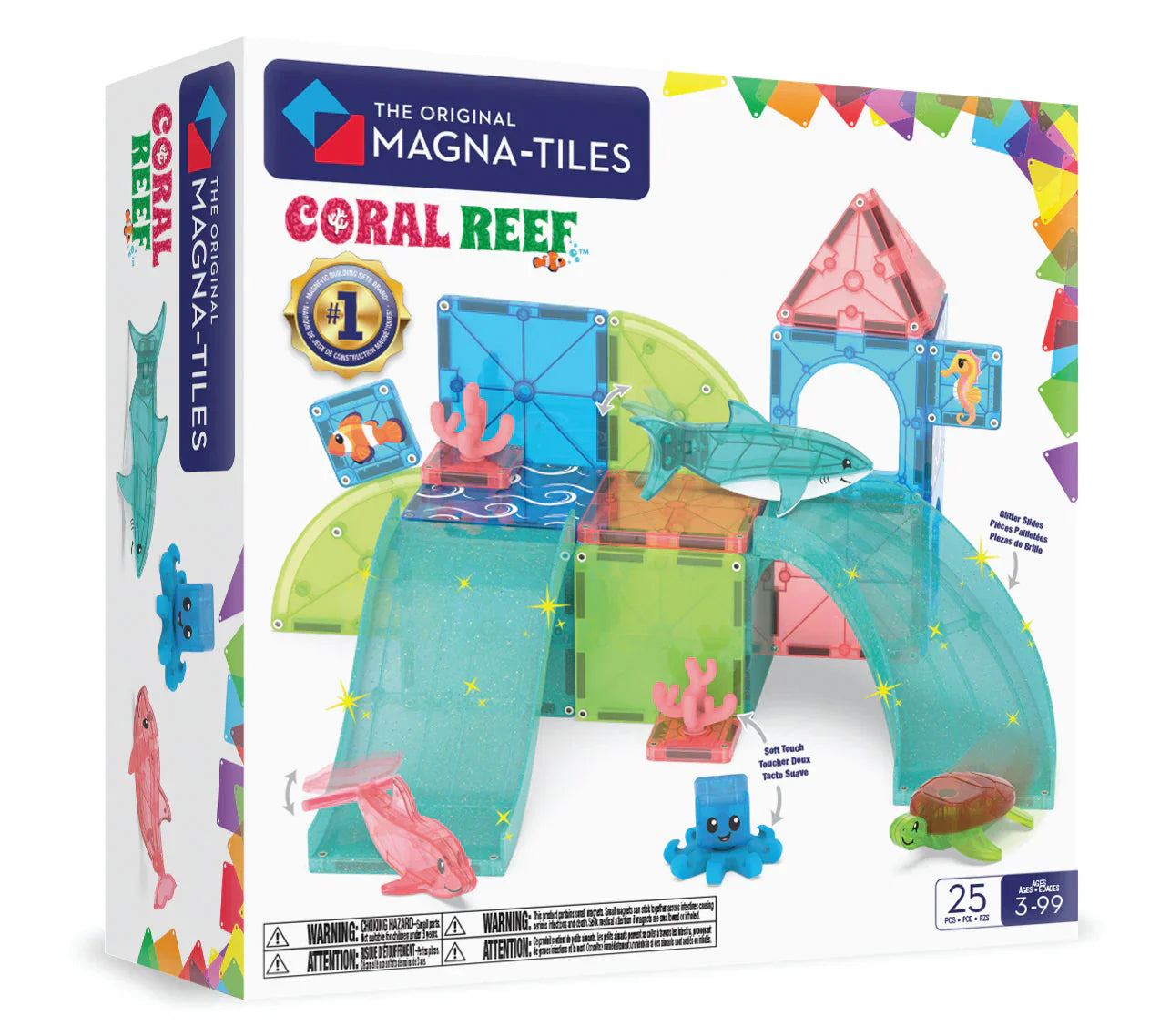 magna-tiles coral reef