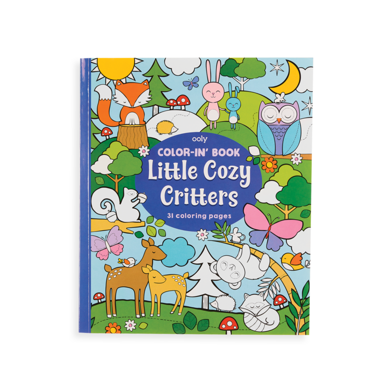 Little Cozy Critters Coloring Book - Ooly