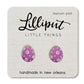 Purple Easter Egg Earrings - Lilliput Little Things