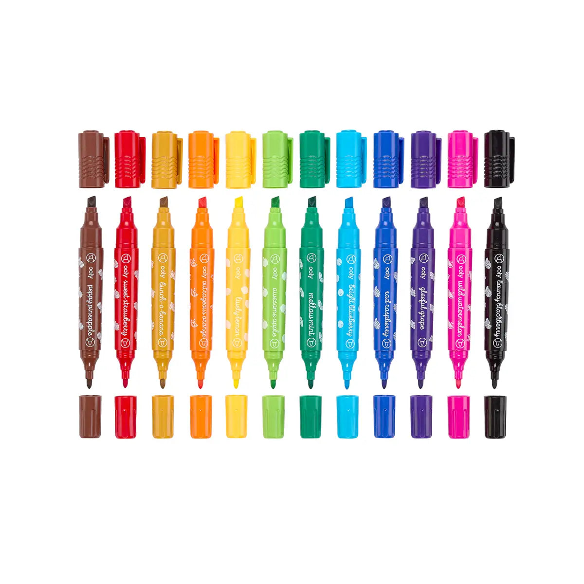 Ooly Yummy Yummy Scented Markers - Set of 12