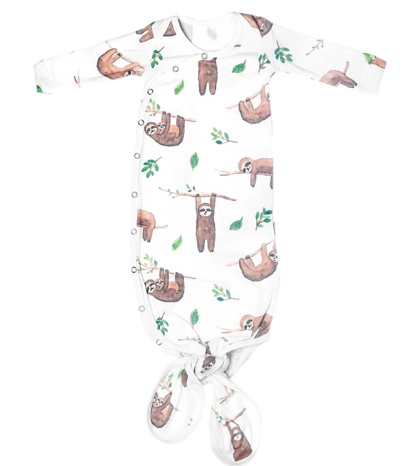 Noah Knotted Gown - Copper Pearl