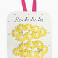 Flower Crochet Clips- Yellow - Rockahula Kids