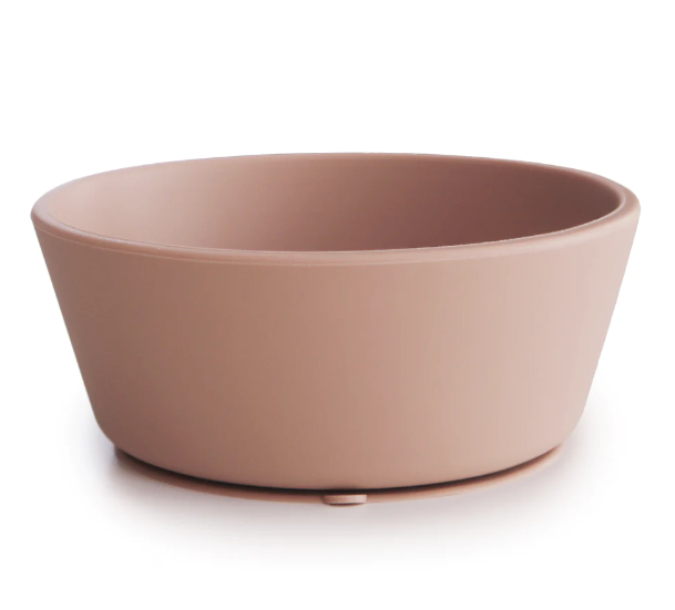 Silicone Suction Bowl (Blush) - Mushie & Co