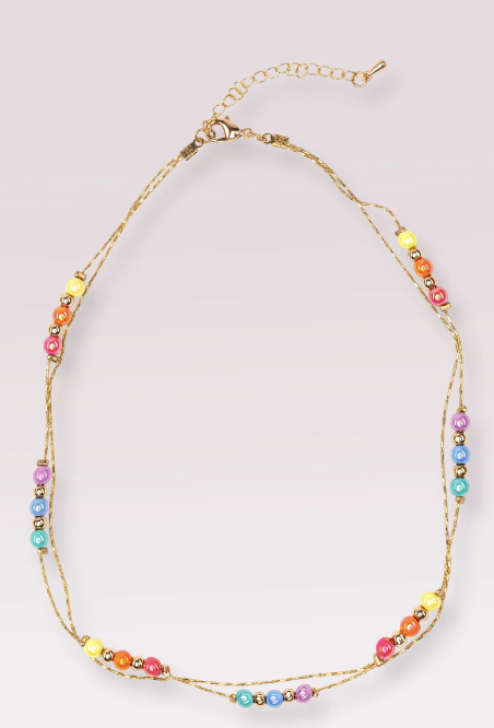 Golden Rainbow Necklace - Great Pretenders