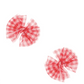 2PK TULLE BABY FAB CLIPS: cherry gingham - Baby Bling
