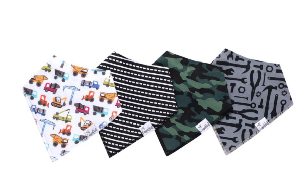 Baby Bandana Bibs- Diesel - Copper Pearl