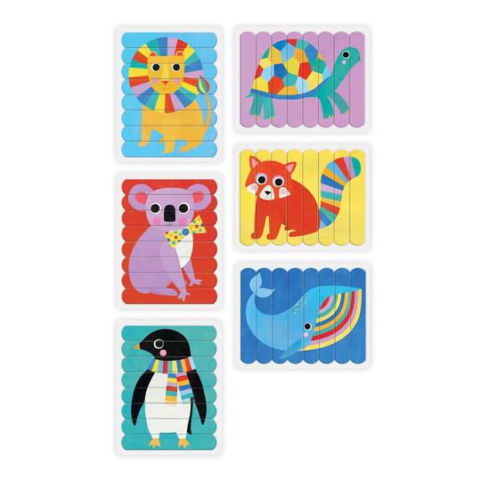 Puzzle Sticks- Animals of the World - mudpuppy
