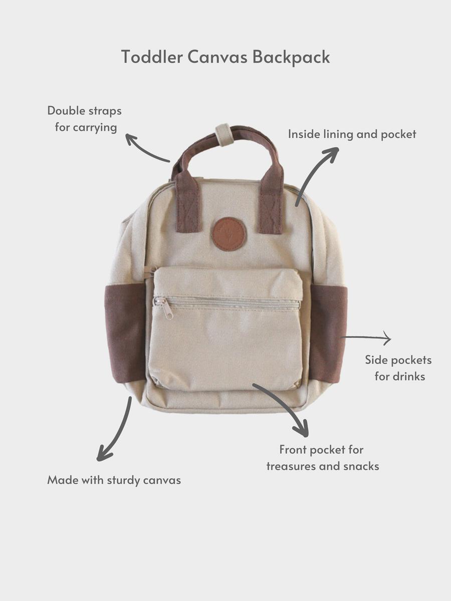 Toddler Canvas Backpack - BabySproutsCo