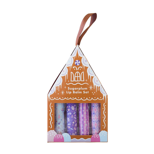 Sugarplum Gingerbread House Lip Balm