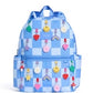 Nylon Puffer Kane Backpack- Charms Blue Checkerboard - State Bags