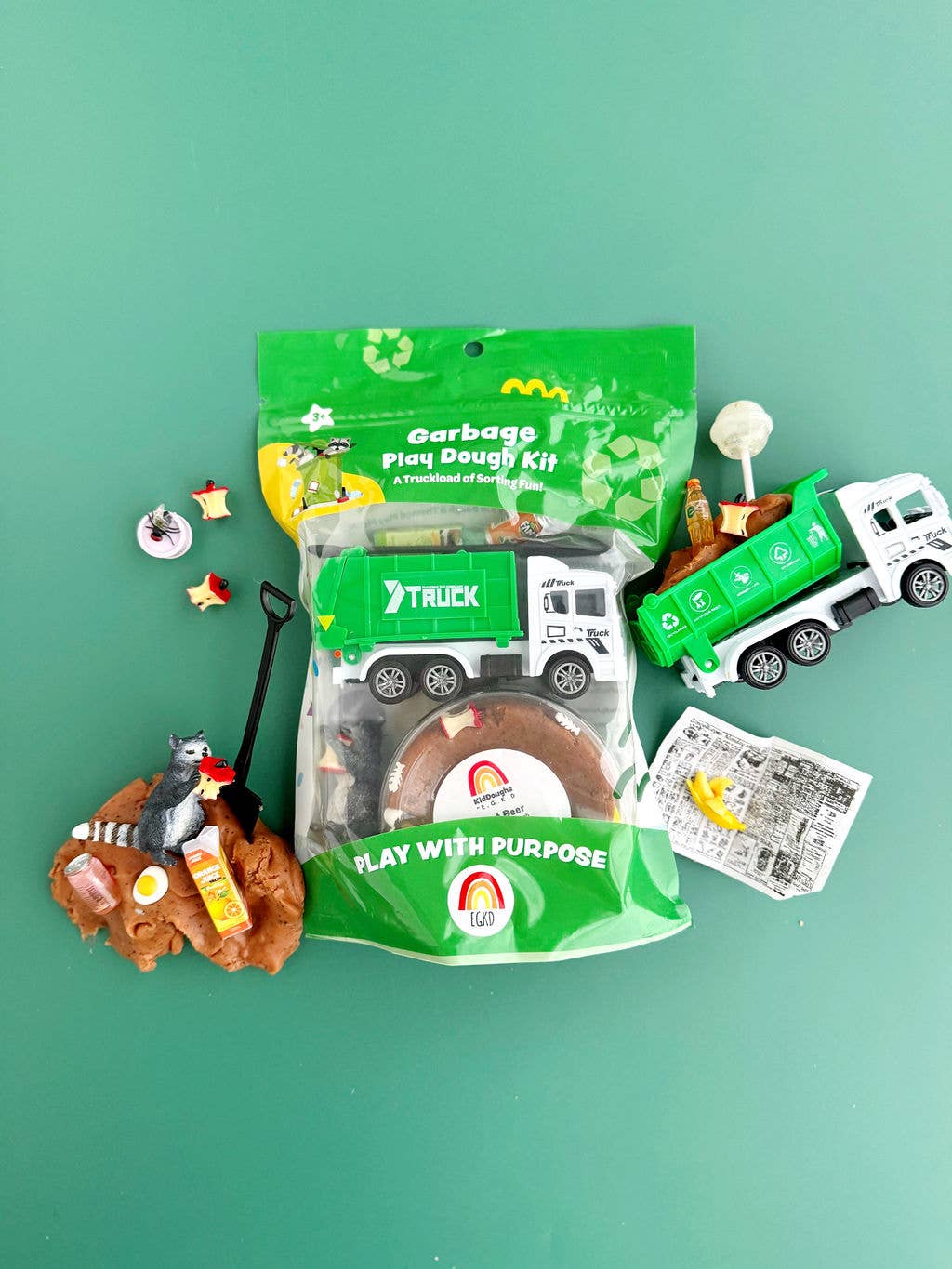 Garbage (Root Beer) KidDough Play Kit - Earth Grown KidDoughs (KidDoughs by EGKD)