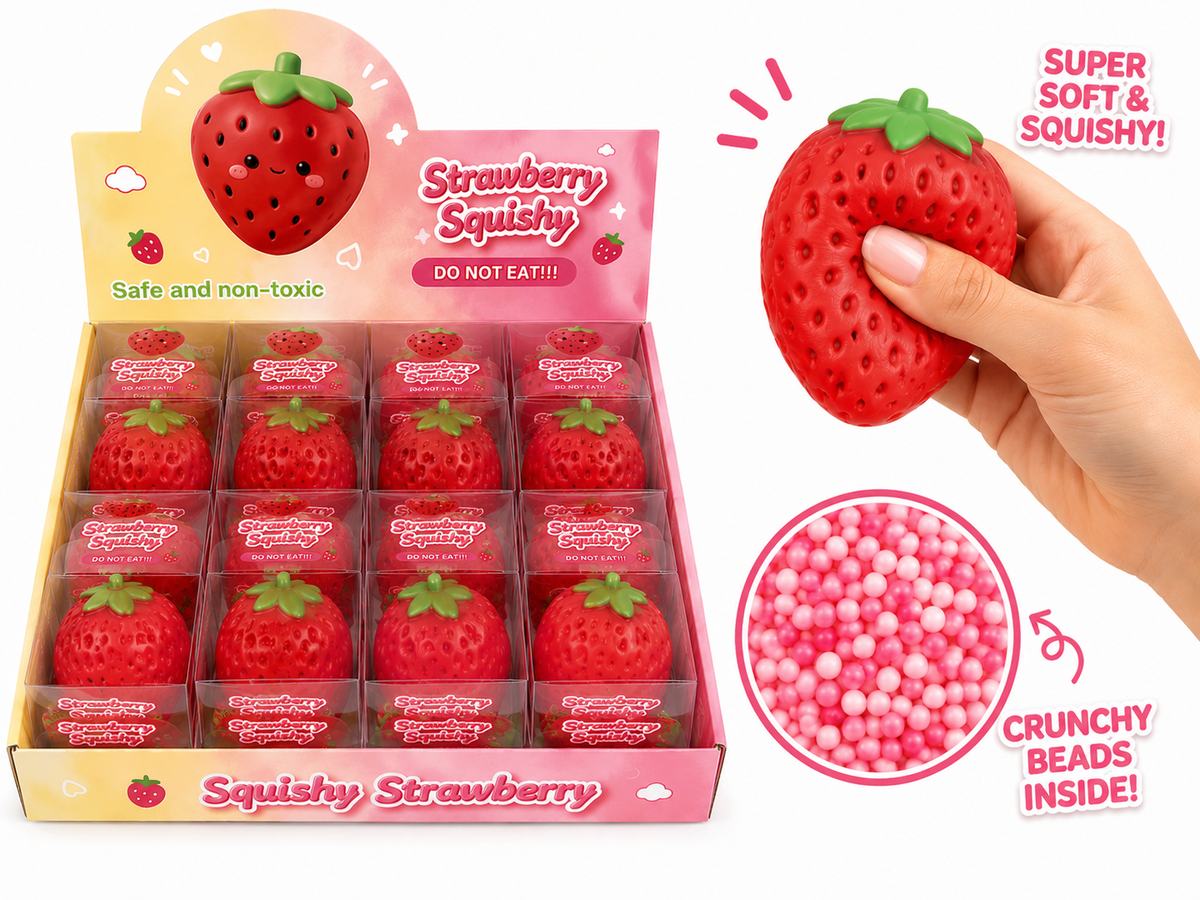 Strawberry Crunchy Squishy MSS25
