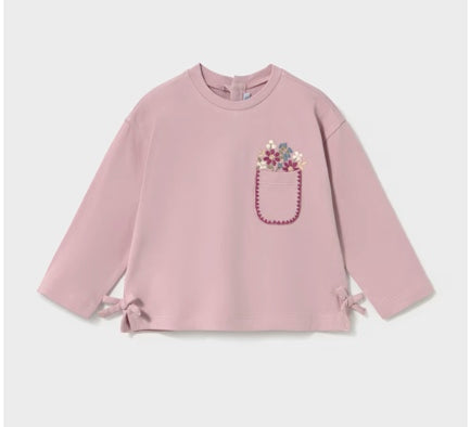 Baby Bow Detail T-Shirt - Mayoral