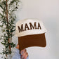 ETTA OG | MAMA TRUCKER HAT - CREAM/BROWN - Fashion City