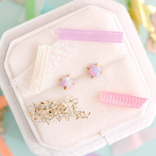 Purple Opals - Pierced Co