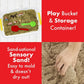 Sense & Grow Sensory Sand Activity Kit - Sand Bin with 6 Farm Animal Figurines