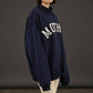 'MOTHER' Embroidered Mock Neck Sweatshirt