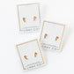 Screwback Stud Earrings - Peppermint Twist