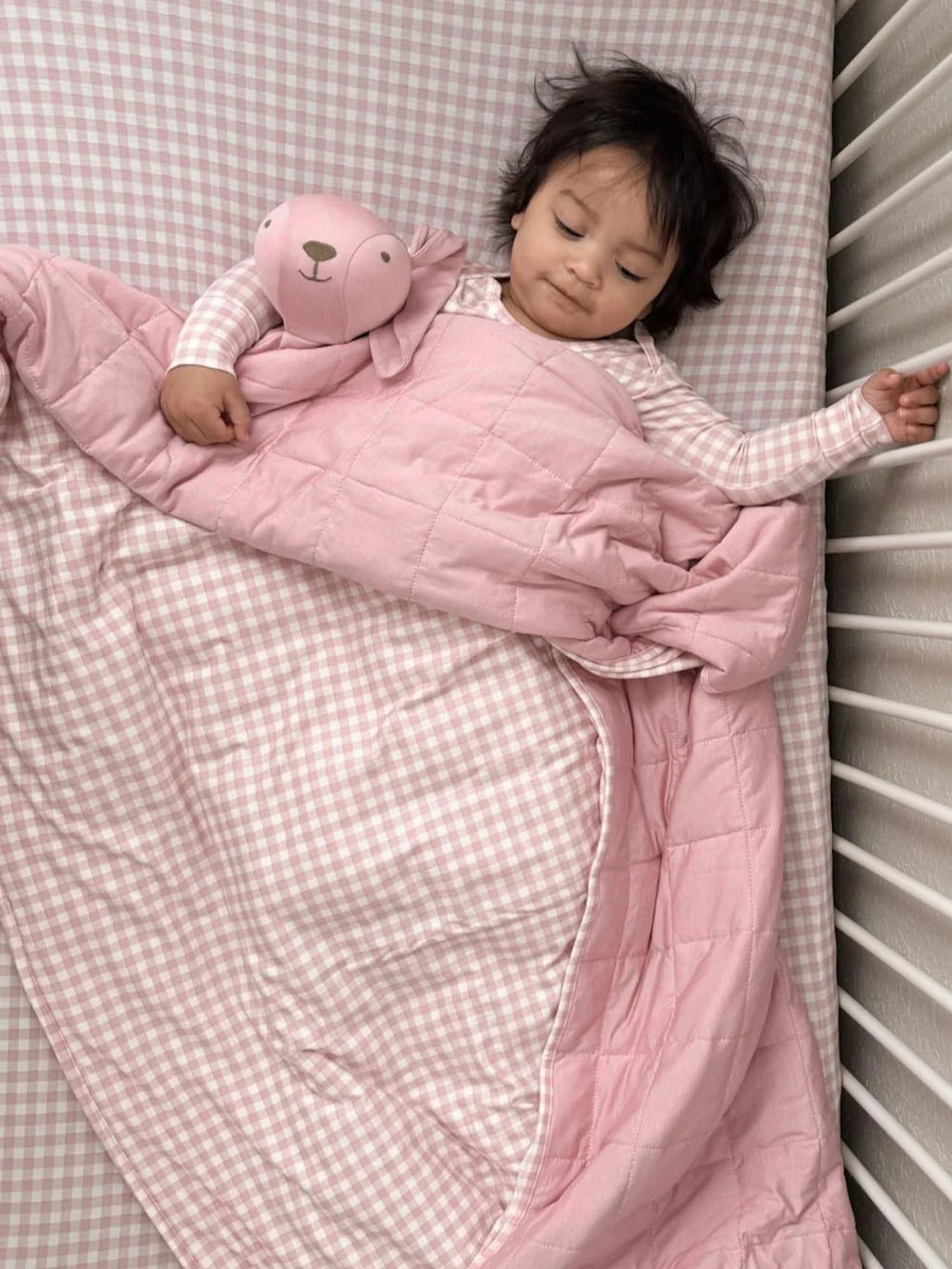 Cloud Blanket - Pink Gingham