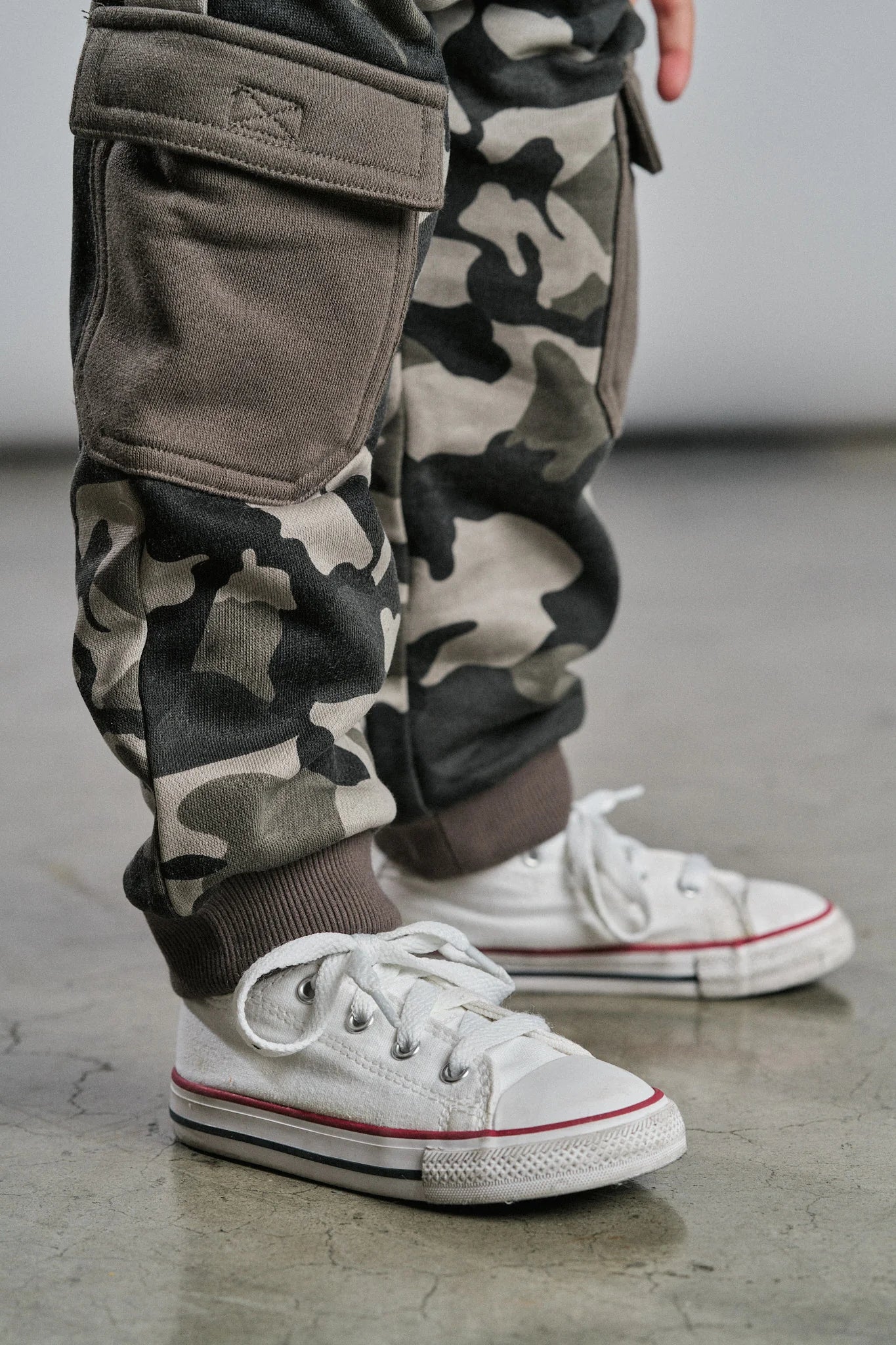 Cargo Jogger- Army Camo - Little Bipsy