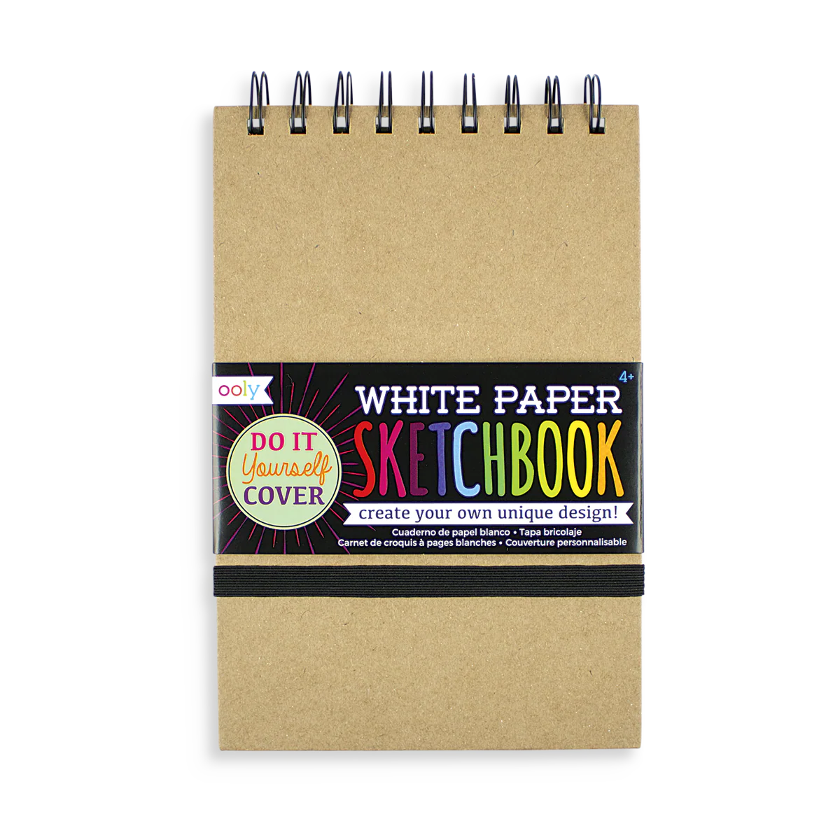 White DIY Cover Sketchbook