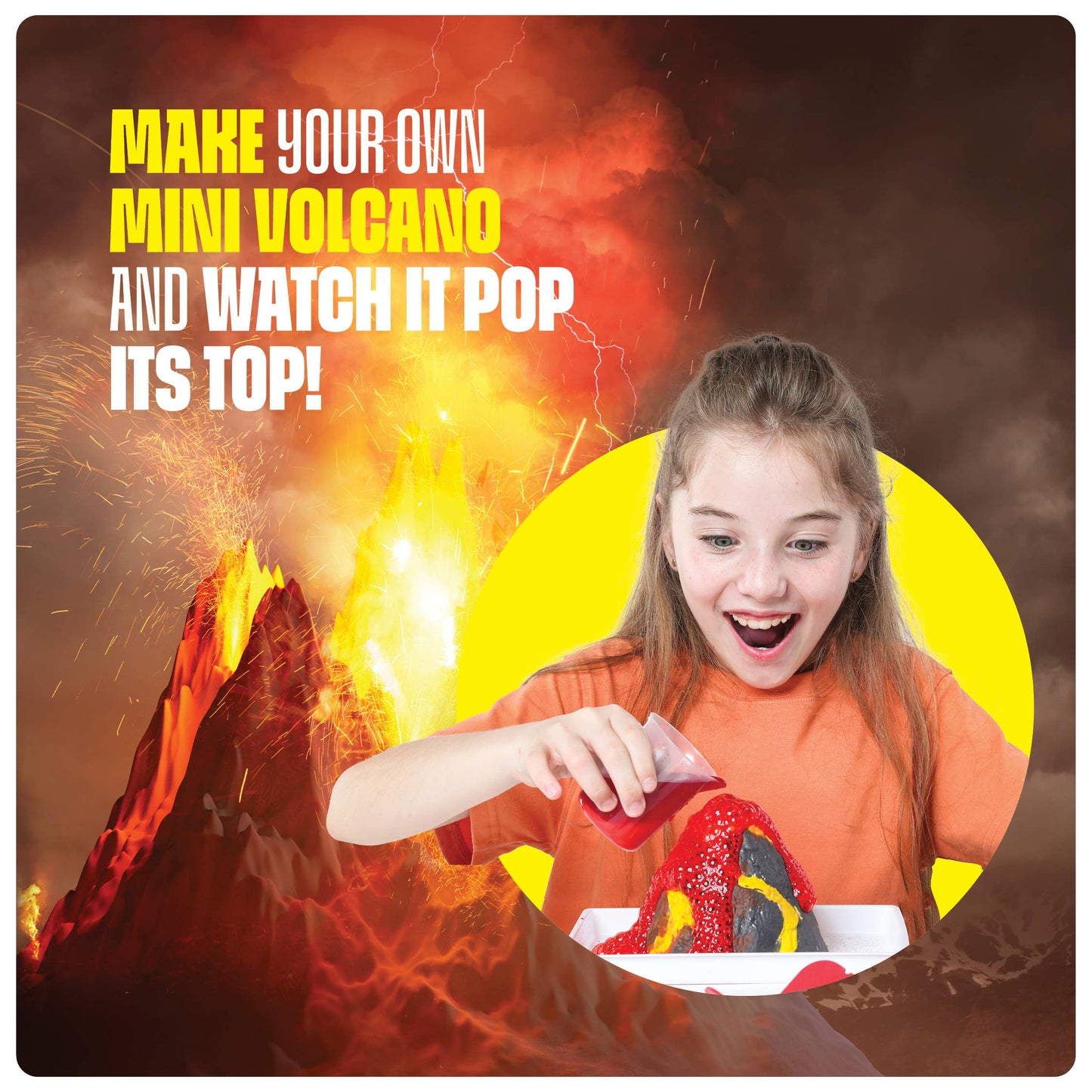 Earth Science Kit for Kids - Volcano Tornado Experiments Kit