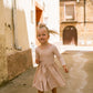 Twirl Dress in Vintage Pink Stripes - Good Apples