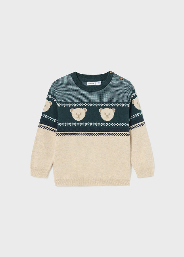 Vintage Vibes Bear Sweater