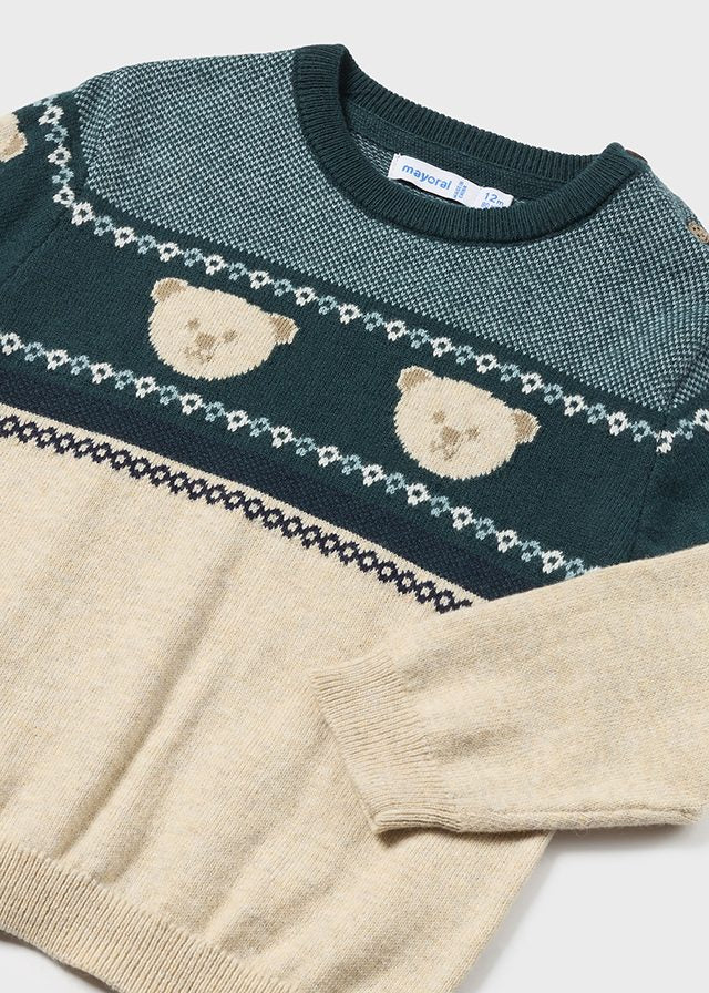 Vintage Vibes Bear Sweater