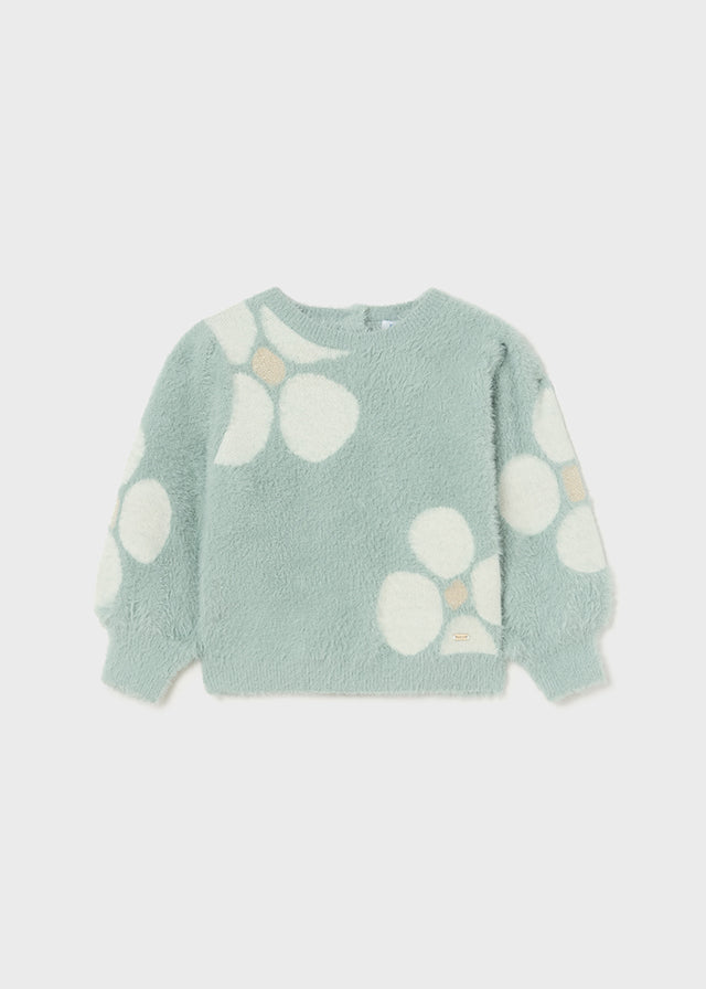 Jade Flower Sweater