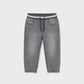 Drew Pull on Denim Pants in Charcoal - Mayoral