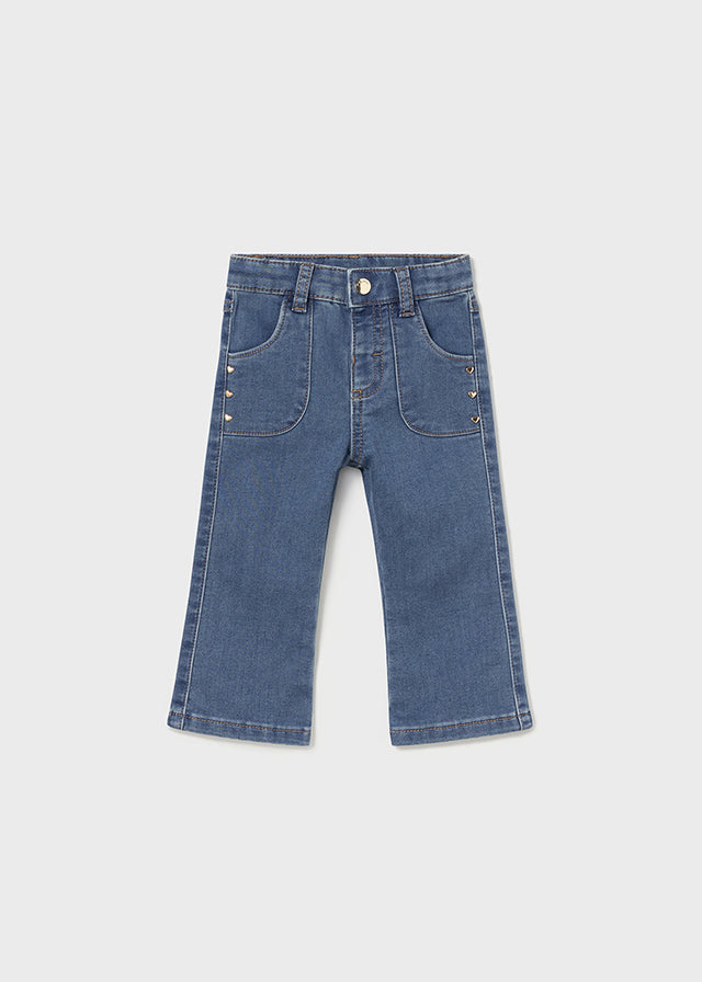 Jeanie Denim Baby Flare Pants