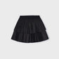 Black Pleated Party Skirt