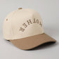 MOTHER Upside Down Lettering Embroidery Cap: LT PINK