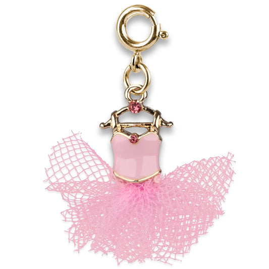 Gold Ballet Dress Charm