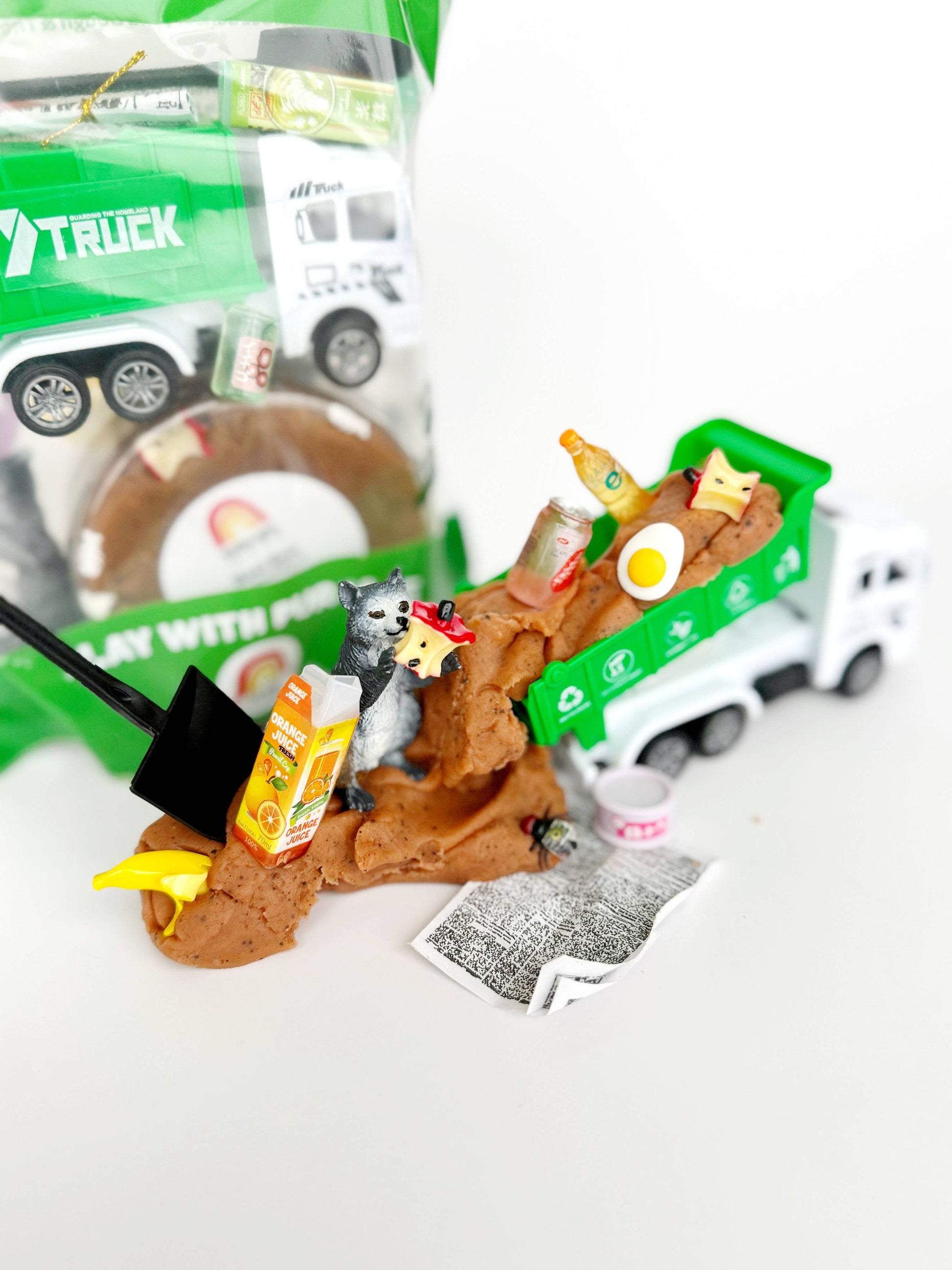 Garbage (Root Beer) KidDough Play Kit - Earth Grown KidDoughs (KidDoughs by EGKD)